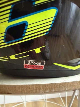 Casco Moto Réplica Carbono talla S