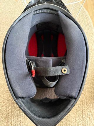 Casco Moto Réplica Carbono talla S