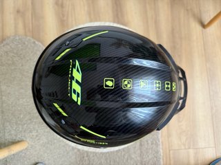 Casco Moto Réplica Carbono talla S
