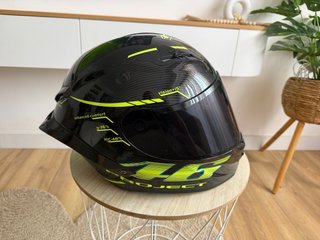 Casco Moto Réplica Carbono talla S
