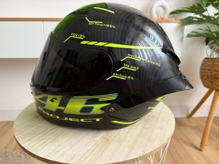 Casco Moto Réplica Carbono talla S