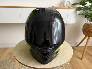 Casco Moto Réplica Carbono talla S