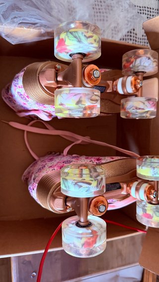 Patines 4 ruedas PHOENIX Talla 36/5 Flower
