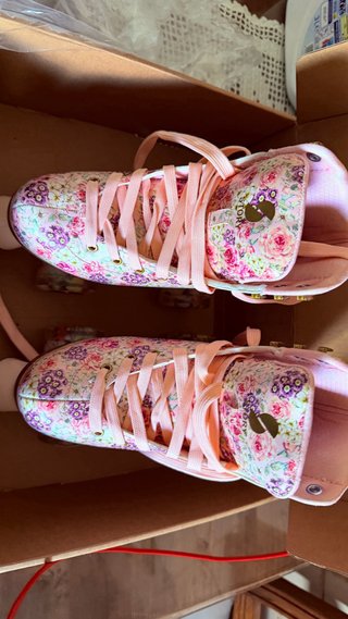 Patines 4 ruedas PHOENIX Talla 36/5 Flower