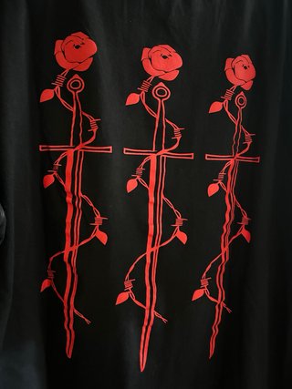 Camiseta Post Malone Talla L Negra