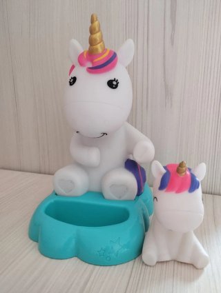 Lámpara Unicornio con Bebé