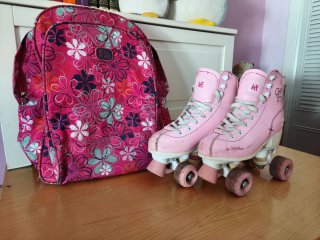 Patines Quad Rosas (36)