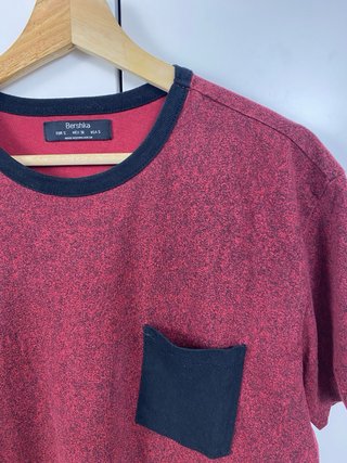 Pack 2 Camisetas Bershka Hombre Talla S