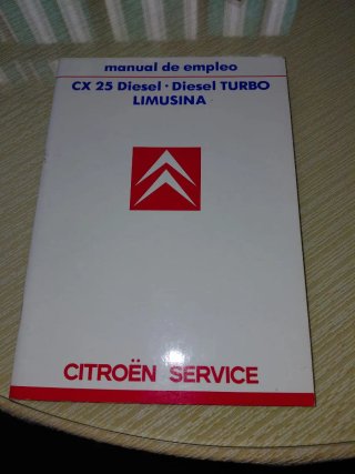 Manual Citroën CX 25 Diesel Limusina
