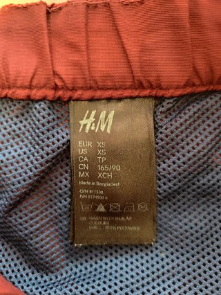 Bañadores H&M Azul Marino y Burdeos Talla XS