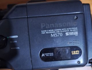VIDEO CAMARA PANASONIC NV-MS70 S#VHS-KIT COMPLETO