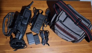VIDEO CAMARA PANASONIC NV-MS70 S#VHS-KIT COMPLETO