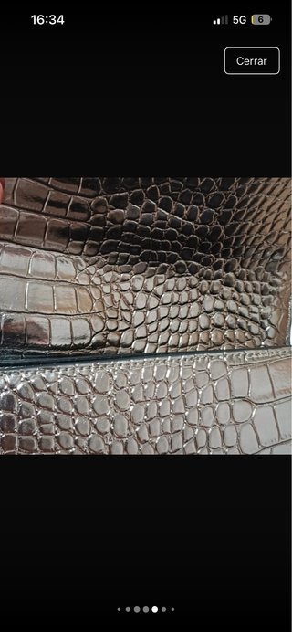 Borsa Versace Oro/Argento Coccodrillo