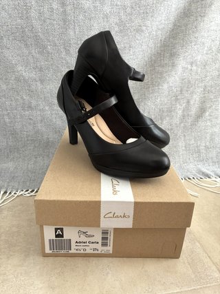 Zapatos Clarks Adriel Carla Negro Talla 37.5