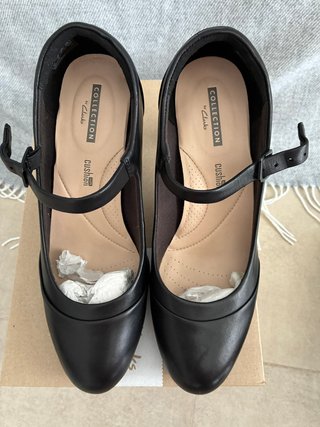 Zapatos Clarks Adriel Carla Negro Talla 37.5