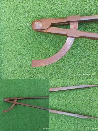 Compás forja antiguo Para madera o metal