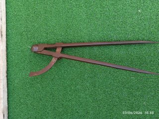 Compás forja antiguo Para madera o metal