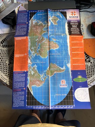 Kit Educativo Oriens Geovision Mapa Mundo