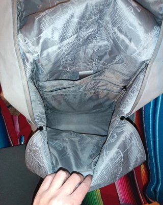 Mochila GO CARGO gris perla