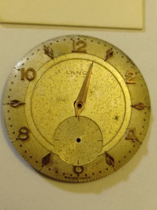 Quadrante orologio Lanco vintage