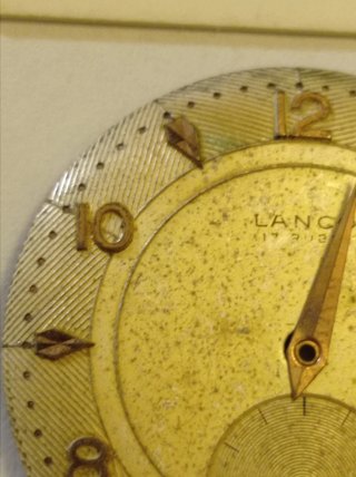 Quadrante orologio Lanco vintage