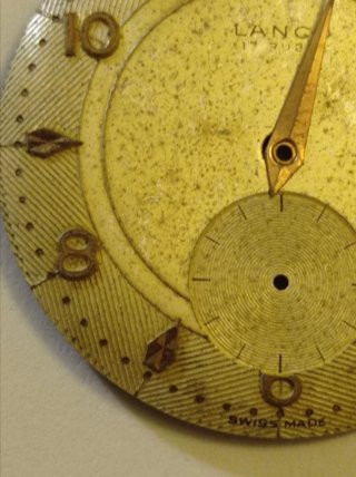 Quadrante orologio Lanco vintage
