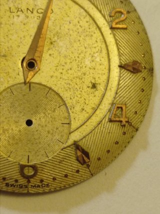 Quadrante orologio Lanco vintage