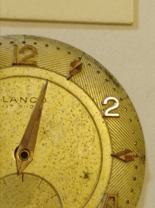 Quadrante orologio Lanco vintage