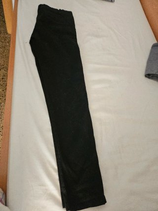 Pantalón pitillo tejano mujer negro
