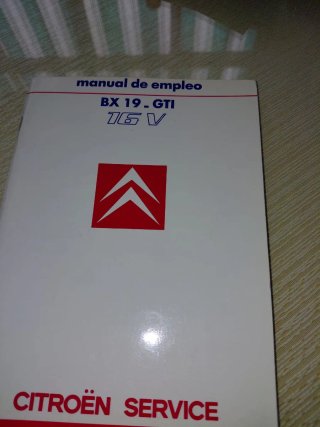 Manual Citroën BX 19 GTI y 16V