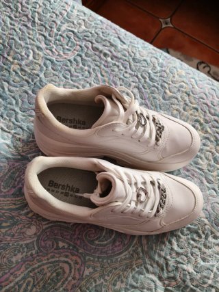 Zapatillas plataforma blancas