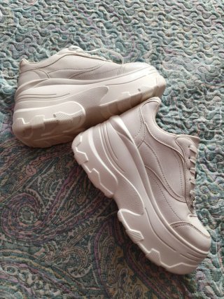 Zapatillas plataforma blancas