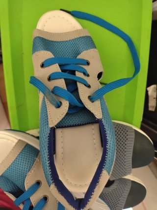 Sandalias Zandalias Beige y Azul