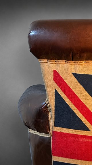Sillón chester Club Piel Union Jack Timothy Oulton