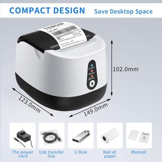 Impresora Térmica TEROW 58mm USB