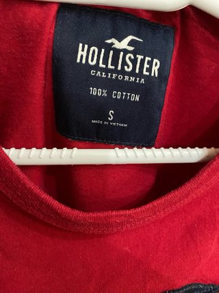 Camiseta Hollister Roja