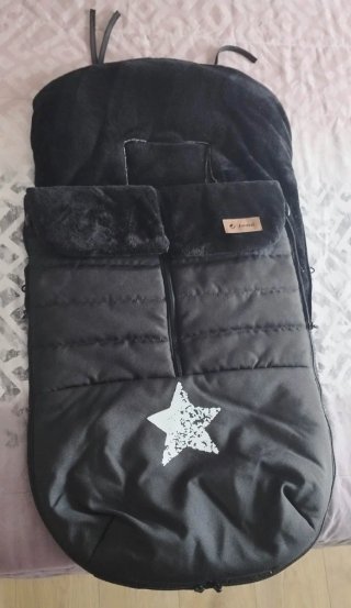 Saco Jané Invierno Universal Negro Estrella