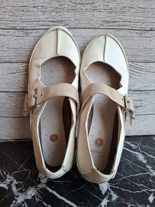 Sandalias Grunland Beige/Blanco Talla 39