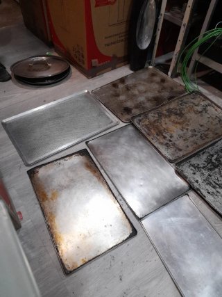 Bandejas de horno metálicas varias medidas