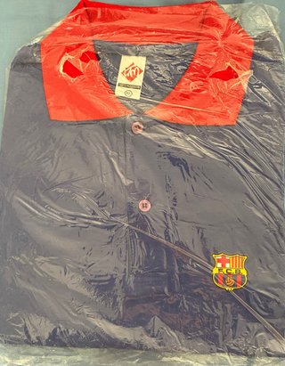 Polo FC Barcelona Talla XL Azul/Rojo Nuevo