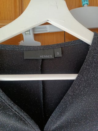 Vestido Hennes negro talla S