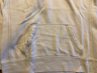 Felpe Abercrombie & Fitch bianche con scritte blu