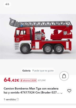 Camion de bomberos gigante