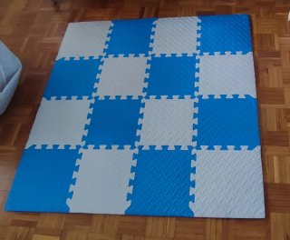 Alfombra puzzle acolchada infantil