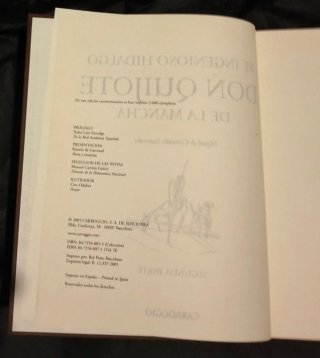 El ingenioso Hidalgo Don Quijote de la Mancha