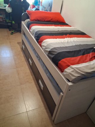 Cama nido con cajones