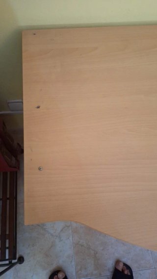 Escritorio madera 75x67x119cm con cajones