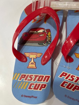 Chanclas Cars Disney Pixar Talla 32