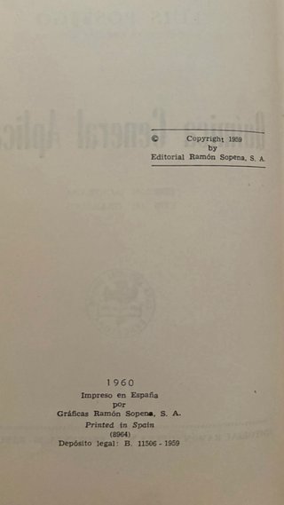 Libro Química general aplicada.
