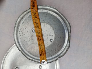 Coperchi alluminio con manico bachelite